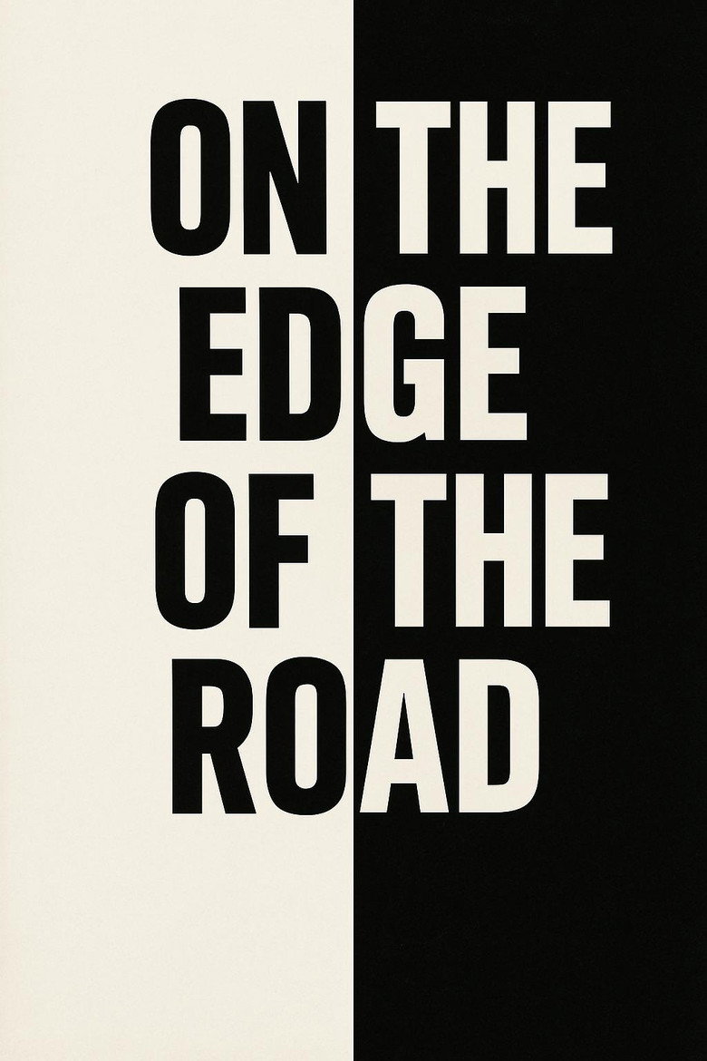 On the edge of the road